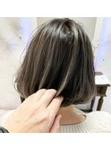 ボブのバレイヤージュヘアー！