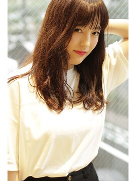 ブリーチ ラボ エーアイ 原宿店(BLEACH LABO Ai) 20代30代40代50代 色っぽふんわりミディの重軽ウェーブヘア♪