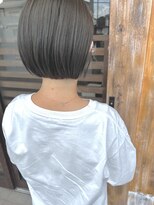 バンビ プライベート サロン(Bambi private salon)&nbsp;ミニボブ*オリーブアッシュカラー*Bambi松平愛