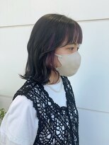 エム(EM) フェイスフレーミングカラー/ピンクラベンダー