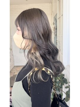 ユイバイラドンナ(Huit by LADONNA) 大人っぽ可愛い♪お洒落グレージュインナーカラー