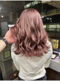 #バレイヤージュ#グレージュカラー#ボブウルフ#ココアベージュ