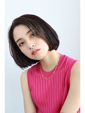 ヘアーアンドメイク エクリ 不動前店(Hair&Make equri) 【不動前美容室】顔まわりレイヤーボブ