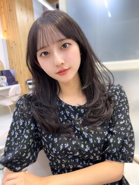 アフロートリノ(AFLOAT Leino) 大人可愛い韓国レイヤー 顔まわり 似合わせ 小顔ヘア#