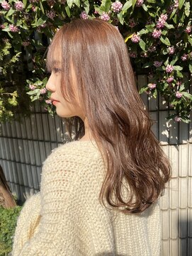 ガーランド (Garland) 大人かわいいこっくりピンクベージュ/ふわっとロングレイヤー