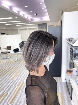 アフューズバイストゥー(Vfuse by StueW) ボブレイヤー×バレイヤージュ[倉敷][岡山][倉敷美容室]