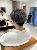 パーマ&シルバーカラー