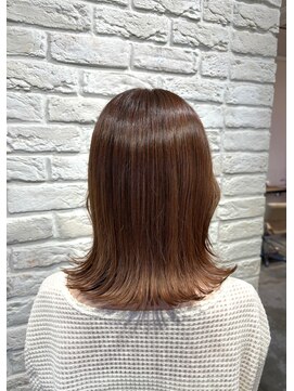 グッドネイバーズ 水戸赤塚(GOOD NEIGHBORS) オレンジベージュ、外ハネボブ