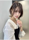 イヤリングカラー×ネオウルフ　ウルフカット