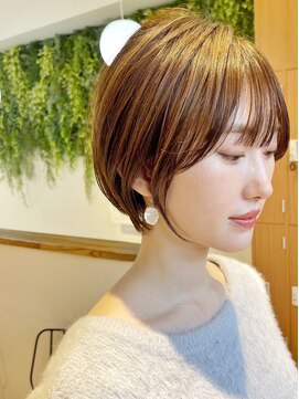 ネイロ 錦糸町(NeiRo) ★天使の艶カラー前下がりボブハンサムショートカットケアパーマ