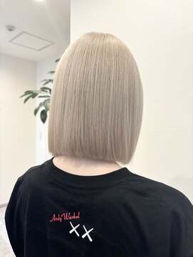 リオリス ヘア サロン(Rioris hair salon) ふんわりホワイトベージュ