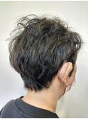 くせ毛ショート