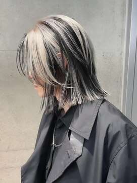 キャロルガーデンズ ボコカ 表参道(Carroll Gardens bococa) 【azu/ブリーチ/表参道】ボブ/デザインカラー/メンズカット