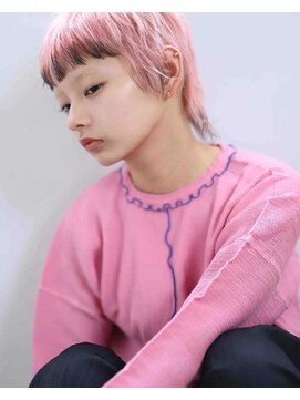 ロッソ ヘアアンドスパ 谷塚店(Rosso Hair&SPA) ピンクショート[Rosso谷塚店]