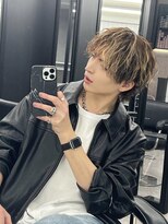 スライバイリアオオサカ(Sly By Ria OSAKA)&nbsp;メンズメッシュ/ツイスパ/ウルフヘア【梅田】【大阪】