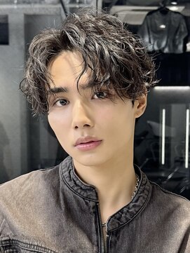 リップスヘアー 渋谷 annex(LIPPS hair) シャドウパーマセンターパート