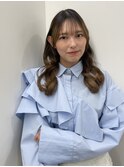 【湯田】フェミニンロングパーマ
