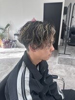 ジェントル(GENTLE)&nbsp;ブリーチパーマ波巻きパーマ