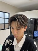 センターパート ニュアンスパーマ ダウンパーマ