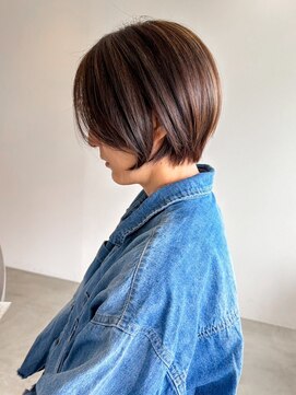フープヘアー(HOOP.HAIR) ショートボブ/ハイライトカラー