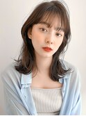 艶感前髪似合わせカット外ハネボブフェイスフレーミング美髪
