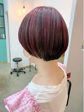 キューズ クラブ(cuz KLUB) 【cuzKLUB】マッシュショート×コントラストカラー＊池袋