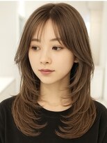 アンベル(ANBEL)&nbsp;レイヤーカット髪質改善ダブルカラーブリーチ西宮ハイライト