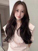 ソヨン 名駅2号店(SOYON)&nbsp;小顔/ロングレイヤー/黒髪/オリーブグレー/ココアベージュ/193