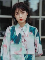 ヘアメイク パッセージ 千歳船橋店(hair make passage) シンプル×サイドバング