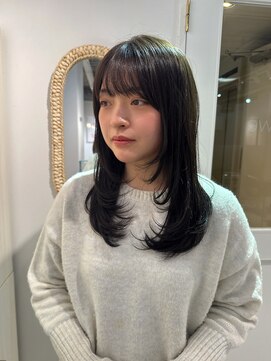 ローウェ 京都四条河原町(Louwe) レイヤー/くびれレイヤー/ロングレイヤー/顔まわりカット