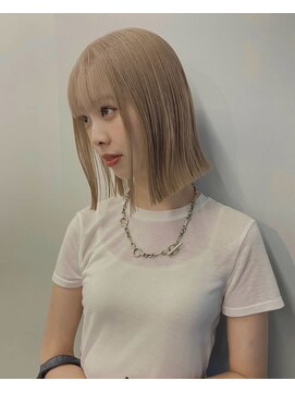 ウクク(UCUCU) milk tea beige bob