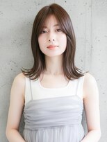 ニューヨークニューヨーク 樟葉店(NYNY) ゆるふわミディアム/ハッシュカット/ベージュ/韓国レイヤー