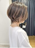 30代40代50代ハイライト銀座ショートヘア 松