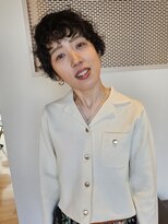 アン アイズ(ann EYES)&nbsp;ショート前髪ありイメチェン20代30代40代50代水素パーマ