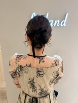 アイランド(I’sland) 結婚式セット×編み込みまとめアレンジ☆