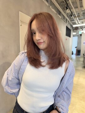 エイト ヘアサロン 渋谷本店(EIGHT) 透明感"ピンクベージュ"