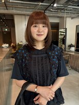 リノバイホヌア(Lino by hoNua.)&nbsp;ミディアムレイヤー×髪質改善ヘーゼルベージュ