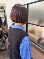 プチメゾントウキョウ(Petit Maison Tokyo) レッドオレンジ_ショートボブ