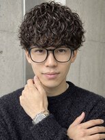 ヘッドストック 大和八木店(HEAD STOCK)&nbsp;波巻きツイストスパイラルシャドウパーマニュアンスパーマメンズ