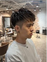 スペックホルダー(Spec Holder) フェザーパーマメンズショートカット11.6