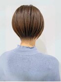 ショートカット×ひし形ショートボブ×前髪あり20代30代40代　a