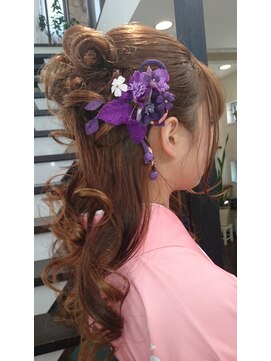 ヘアーアンドメイク ミサホ(hair&make MISAHO) 卒業式ハカマ　ダウンスタイル