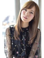 ナナナ パレナ 大津膳所店(nanana parena) 大人かわいい美肌ベージュカラーストレートで簡単スタイリング