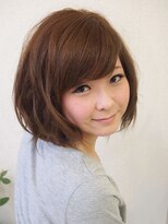 エンゼル美容室(Angels) 【月曜も営業】angel's　お手入れ簡単アンニュイボブ