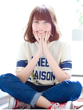 アーレル(Arlel) ☆Arlel 池袋☆カジュアルキュートな切りっぱなしボブ