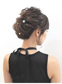 ゆるふわパーティースタイル ヘアセット