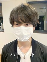 ノラキチジョウジ(NORA KICHIJOJI) #メンズ#ハイライト#ブリーチ#センターパート#韓国#古沢提案