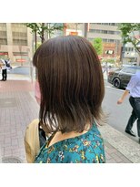 ネオリーブルカ 御茶ノ水店(Neolive Luca)&nbsp;切りっぱなしボブスタイル