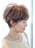 大人ショート×ハイライト×ローライト