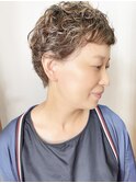 【morio 原宿】30代40代50代髪型ショートパーマ　宮本